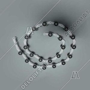 Цепь отклоняющая/огибающая/обводная, 22 звена, двойная вилка
