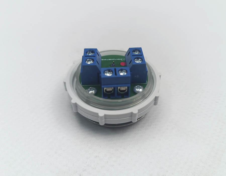 Кнопка вызова/приказа, ВК-33-5Б, 13 этаж, красная подсветка, с Брайлем (разъем MLB)