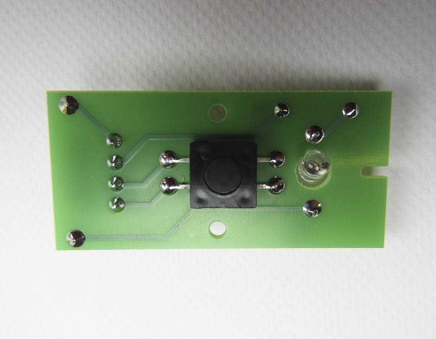 Плата однокнопочного модуля к посту вызова, ZAA9693T1