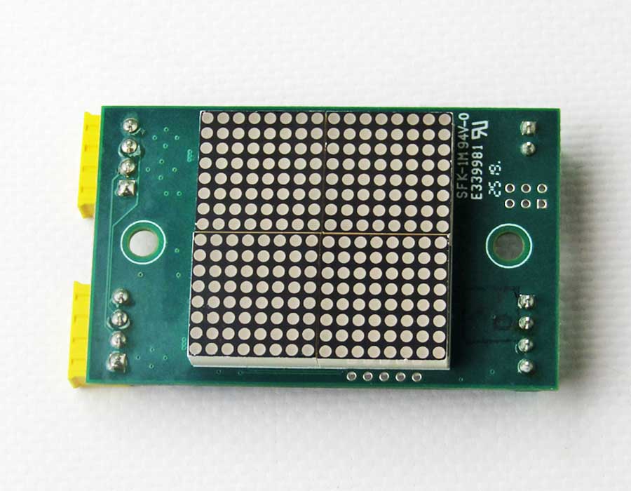 Плата индикатора, MLC, LC100-M6R, красная подсветка