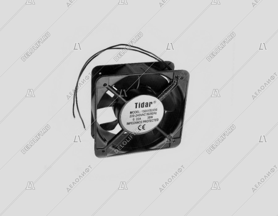 Вентилятор, TIDAR, 35Вт, 0,22А, 220VAC