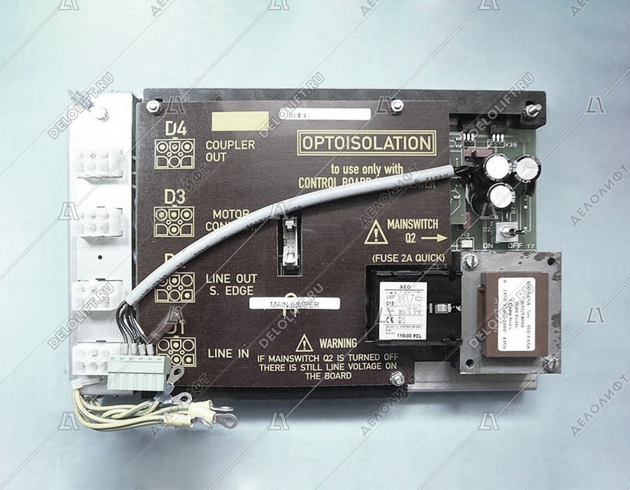 Плата контроллера привода дверей, ADC