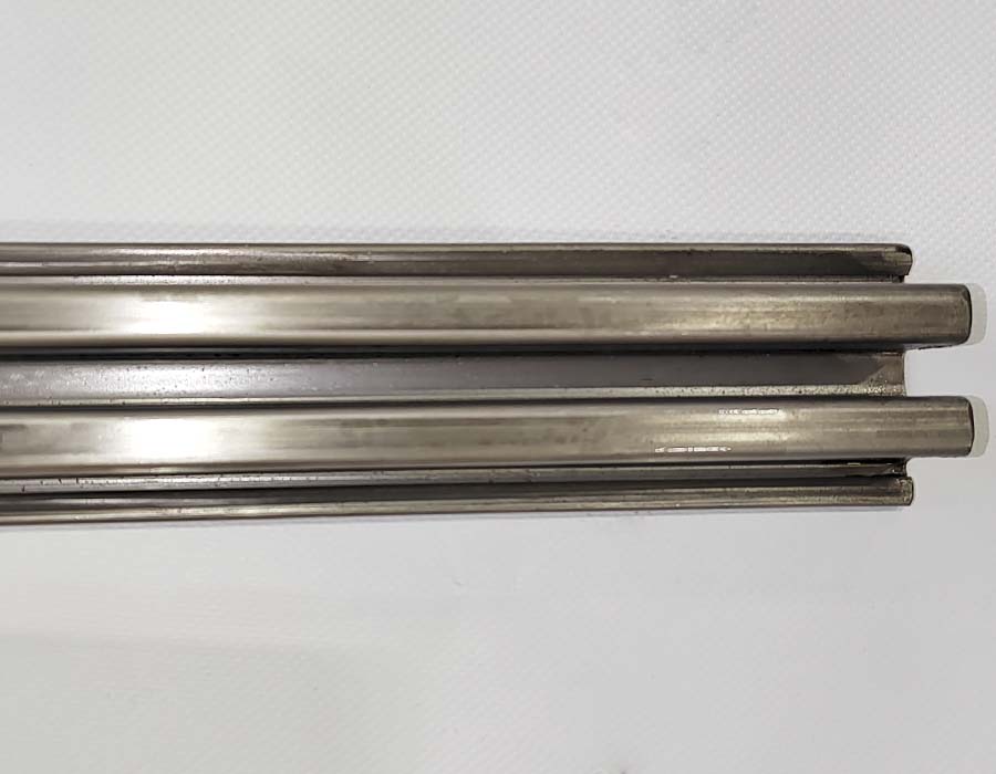 Направляющая поручня эскалатора, 506NCE, 30 градусов, L - 2620 мм, H - 930 мм, изогнутая, возвратный ход, 3 горизонтальные ступени