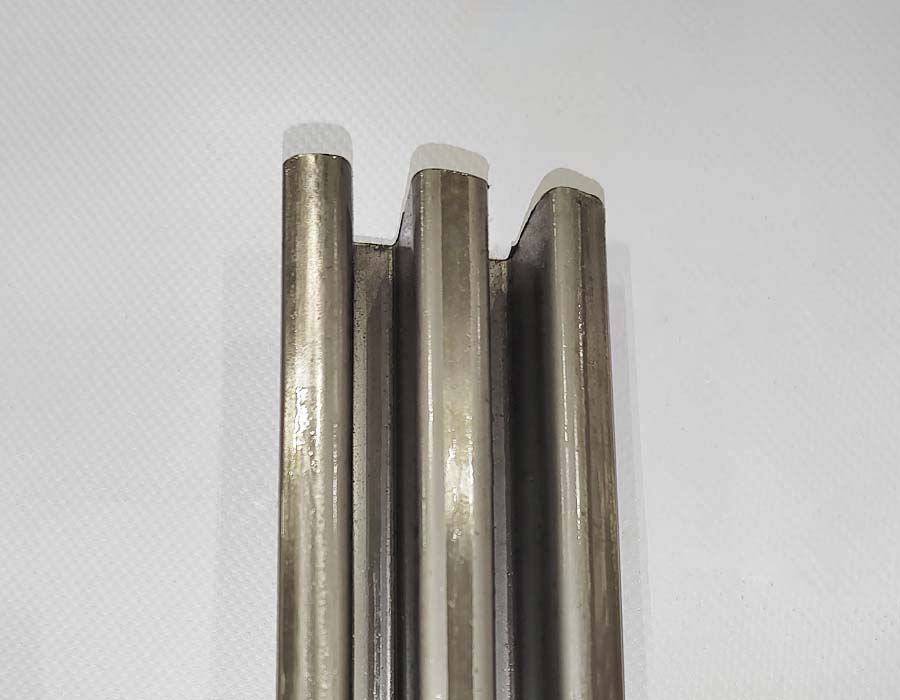 Направляющая поручня эскалатора, 506NCE, 30 градусов, L - 2620 мм, H - 930 мм, изогнутая, возвратный ход, 3 горизонтальные ступени