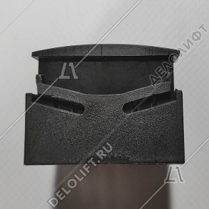 Кнопка вызова/приказа, квадратная, стрелка вниз, зеленая подсветка