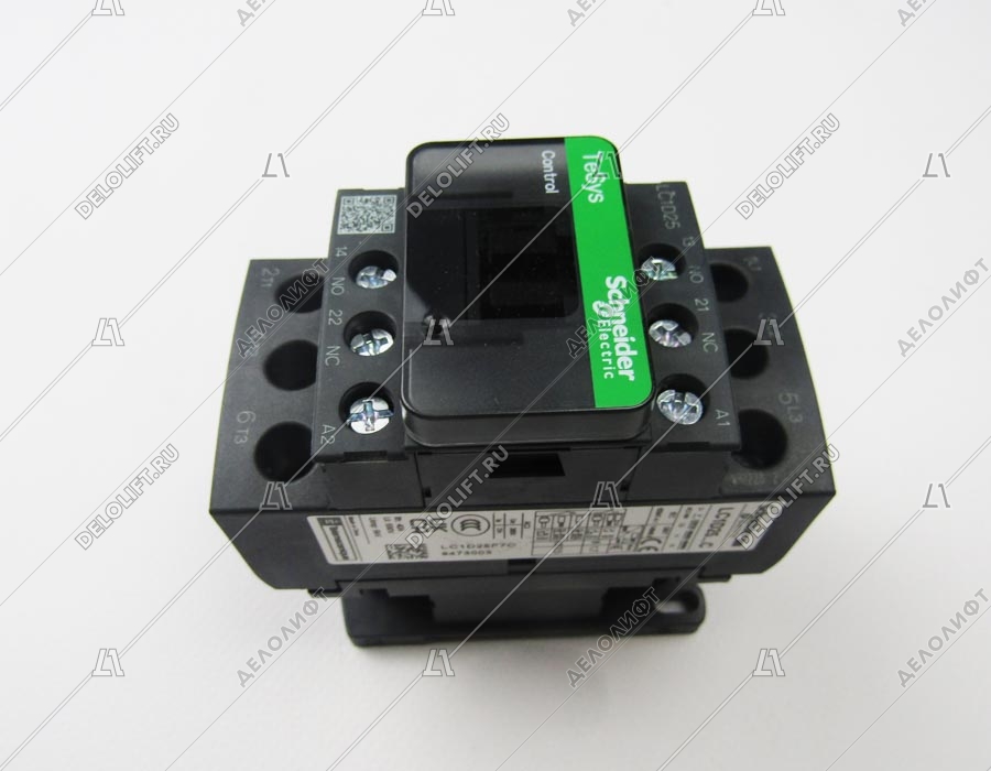 Контактор, LC1D25, TeSys, 3P, 25A, 110VAC, 1НО+1НЗ
