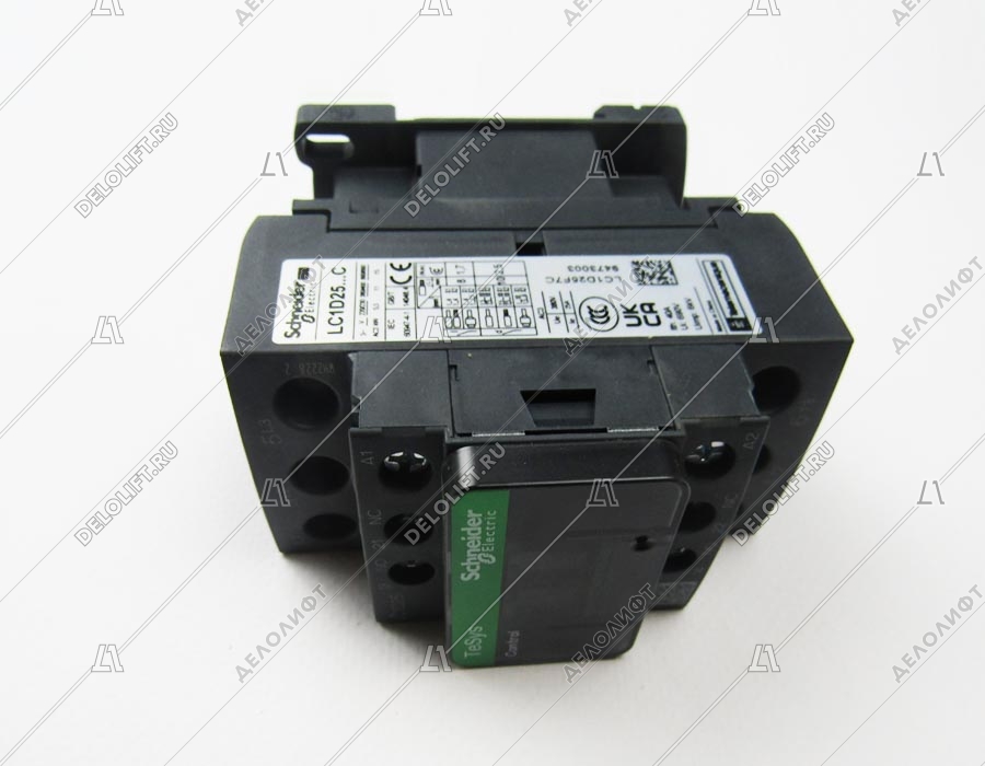 Контактор, LC1D25, TeSys, 3P, 25A, 110VAC, 1НО+1НЗ
