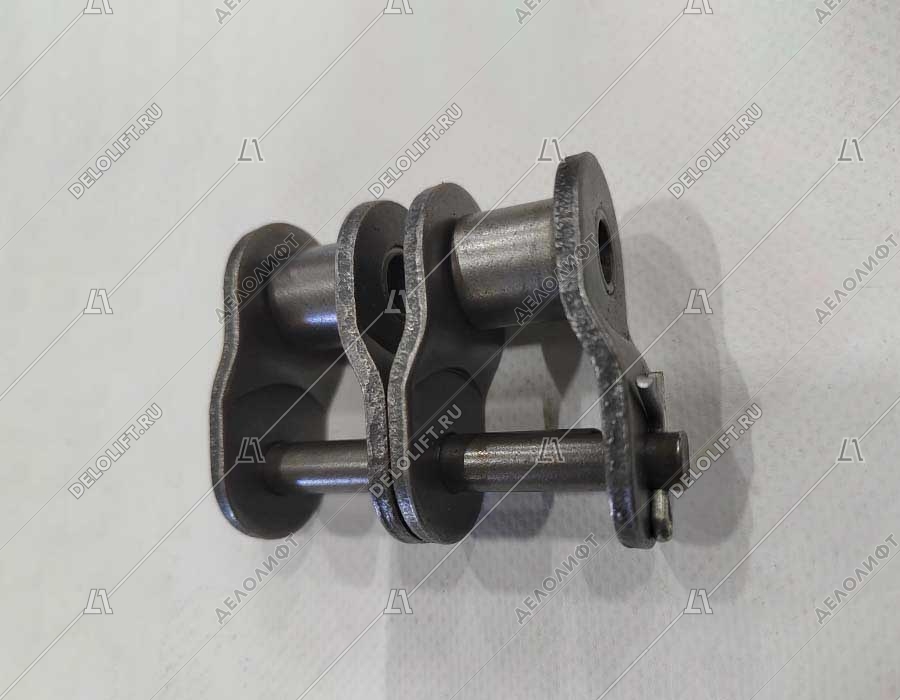 Переходное звено, двухрядной цепи привода поручня эскалатора, шаг - 31,75 мм, тип A, усиленное (HY)