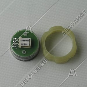 Кнопка вызова/приказа, КЛ-220-002 RL, красная подсветка