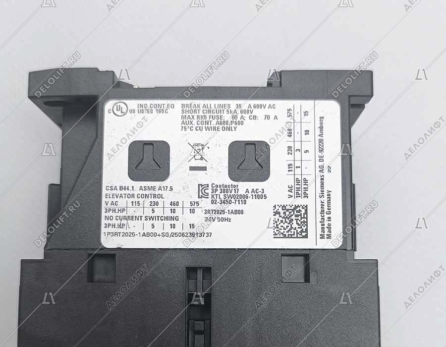 Контактор, 3RT2025-1AB00, 24В