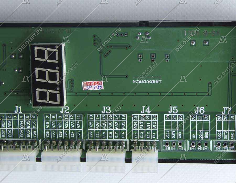 Блок вывода ошибок, XS-B, разъемы 6х6х6х4