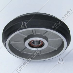 Ролик башмака кабины/противовеса, RG150, D - 150 мм, W - 38 мм, центральный, подшипник 6003, без оси