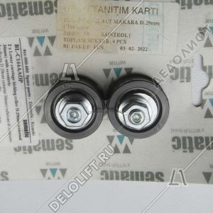 Контр-ролик трека, D - 36 мм, внешний, с эксцентриком