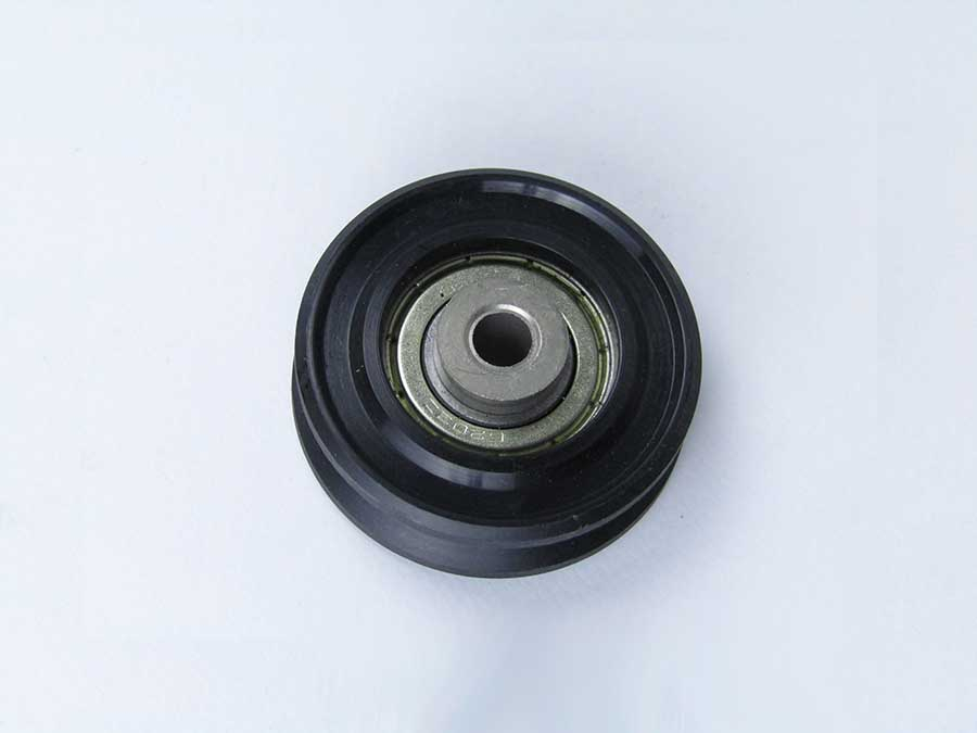 Ролик каретки дверей кабины, ECOMAKS, JT-141-1, D - 55 мм, с втулкой