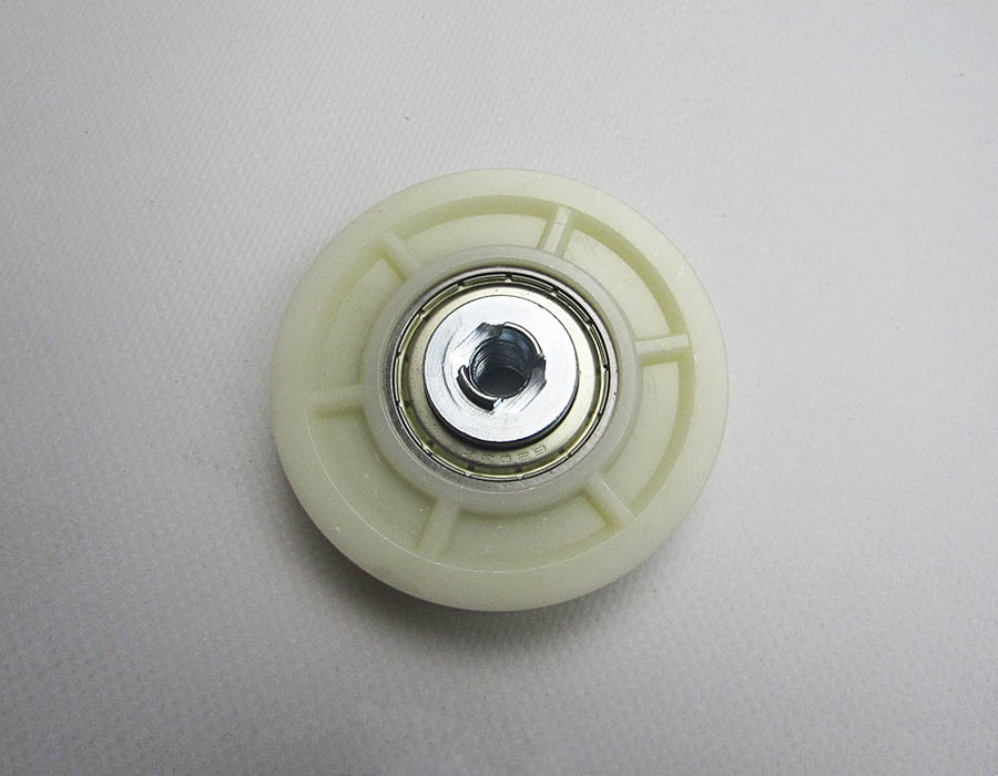 Ролик каретки дверей кабины/шахты, D - 74 мм, d - 64 мм, толщина 16 мм, подшипник 6203Z (отверстие М10)