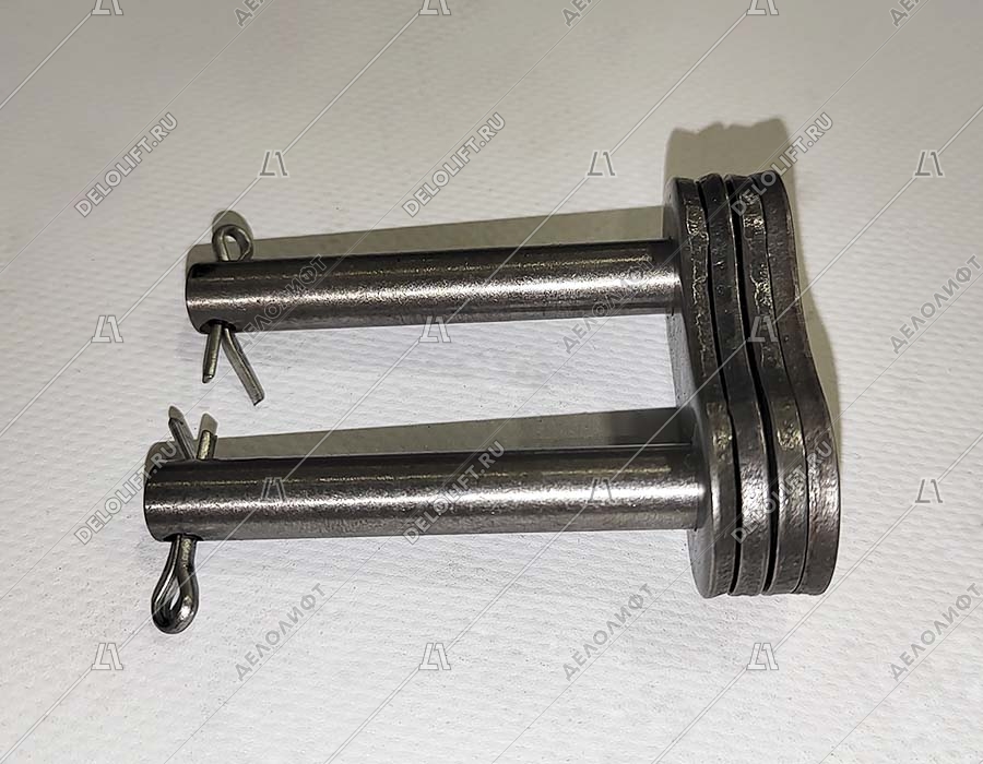 Соединительное звено, двухрядной цепи привода поручня эскалатора, шаг - 31,75 мм, тип B, усиленное (HY)