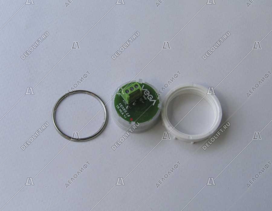 Кнопка вызова/приказа, Venus, без символов, красная подсветка (разъем MLK)