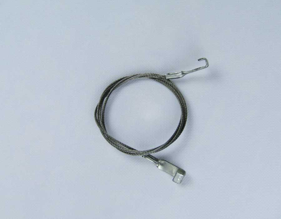 Тросик синхронизации, L - 1070 мм, d - 1,5 мм, с крючком под пружину