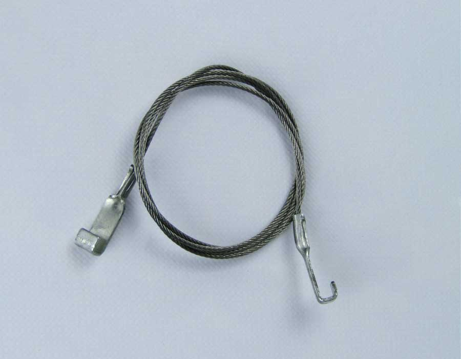 Тросик синхронизации, L - 1070 мм, d - 1,5 мм, с крючком под пружину