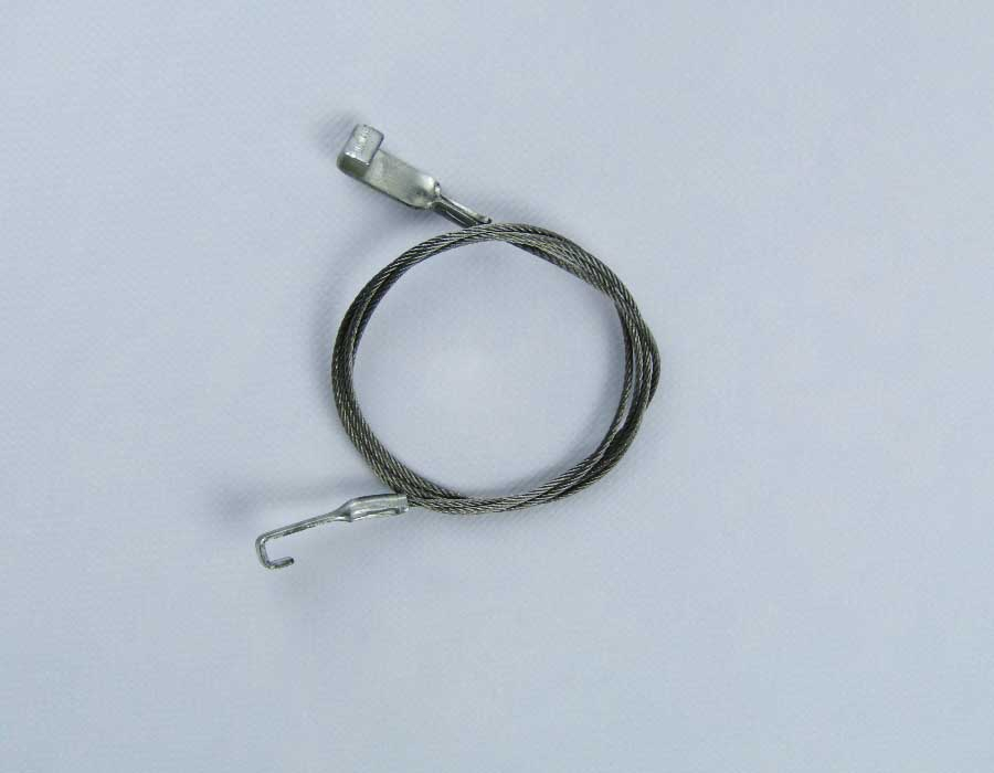 Тросик синхронизации, L - 1070 мм, d - 1,5 мм, с крючком под пружину
