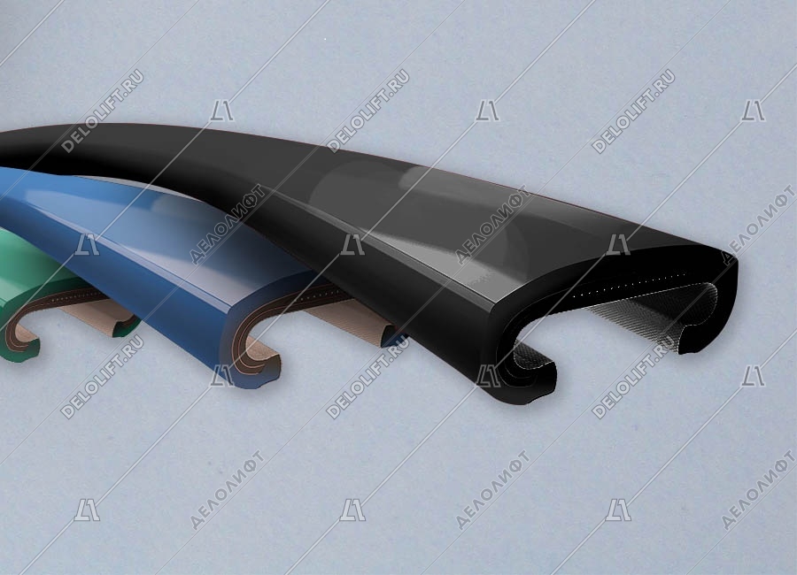 Поручень эскалатора, GRF-1, 82x40x31,7 мм, полиуретан