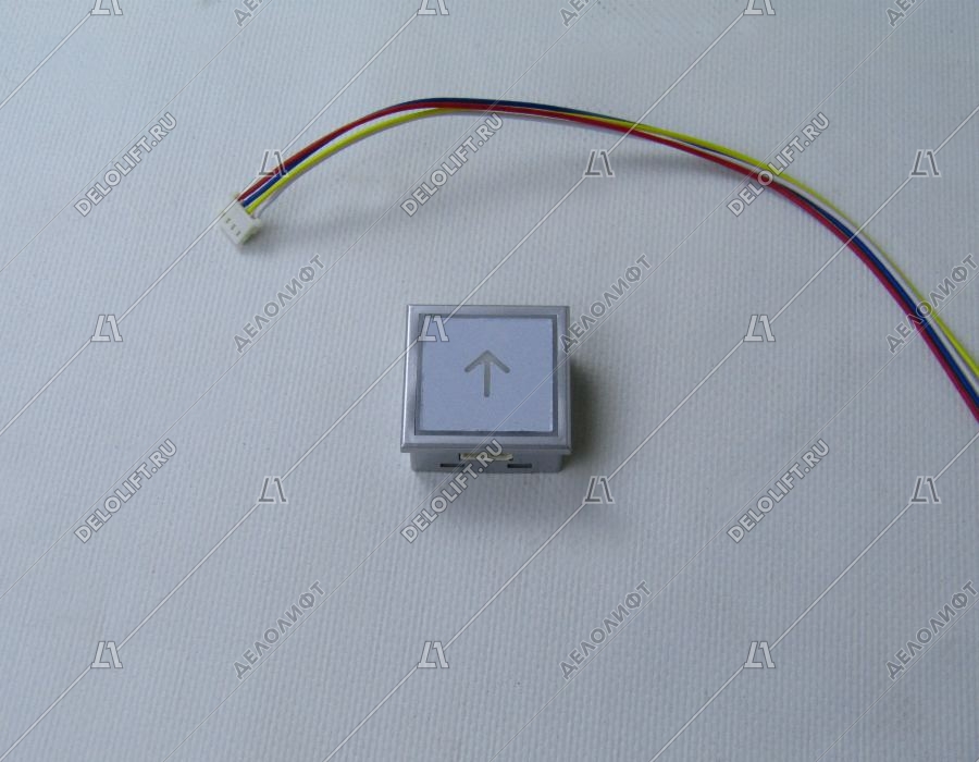 Кнопка вызова/приказа, тип KT40 STEP C, вверх/вниз, голубая подсветка (европейский вариант)