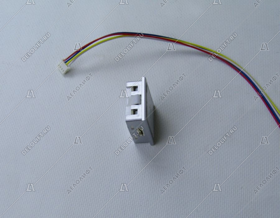 Кнопка вызова/приказа, тип KT40 STEP C, вверх/вниз, голубая подсветка (европейский вариант)