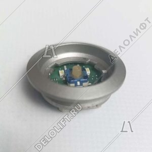 Базовый элемент кнопки вызова, серый ободок, крайний этаж PB/DC/FC