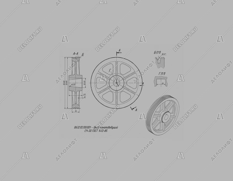Шкивы лифтов
