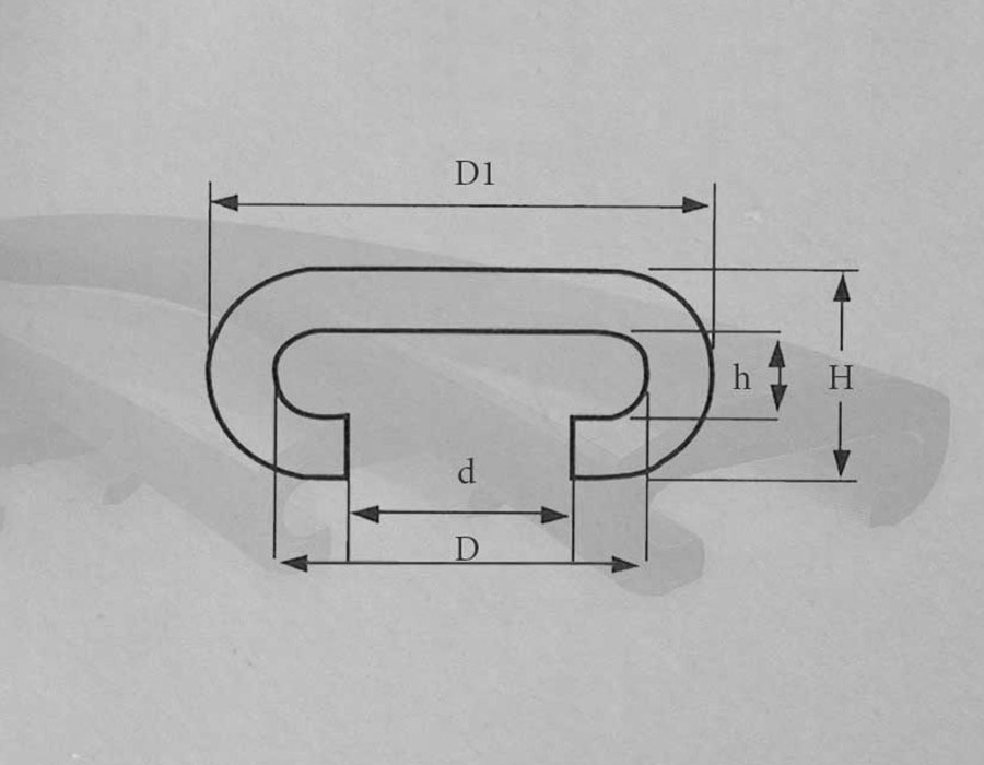 Поручень эскалатора, SDS, SEMPERIT (Китай), 80x39x28,5 мм