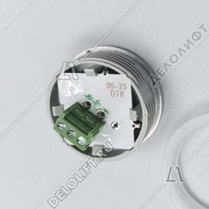 Кнопка вызова/приказа, К1-К, без символов, красная подсветка, ELM