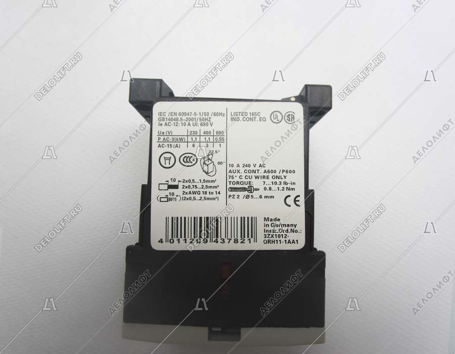 Пускатель, 3RH1131 - 1ВВ40, 24В