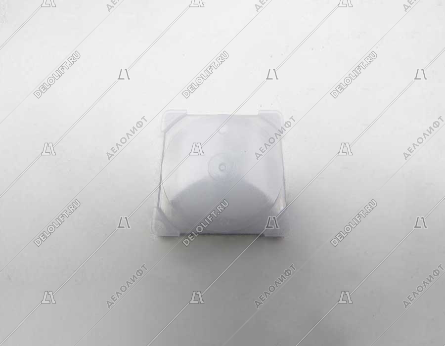 Нажимной элемент кнопки, знак 5, квадратный, шлифованный