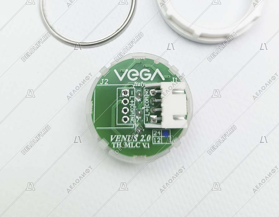 Кнопка вызова/приказа, Venus, стрелка, синяя подсветка (разъем MLC)