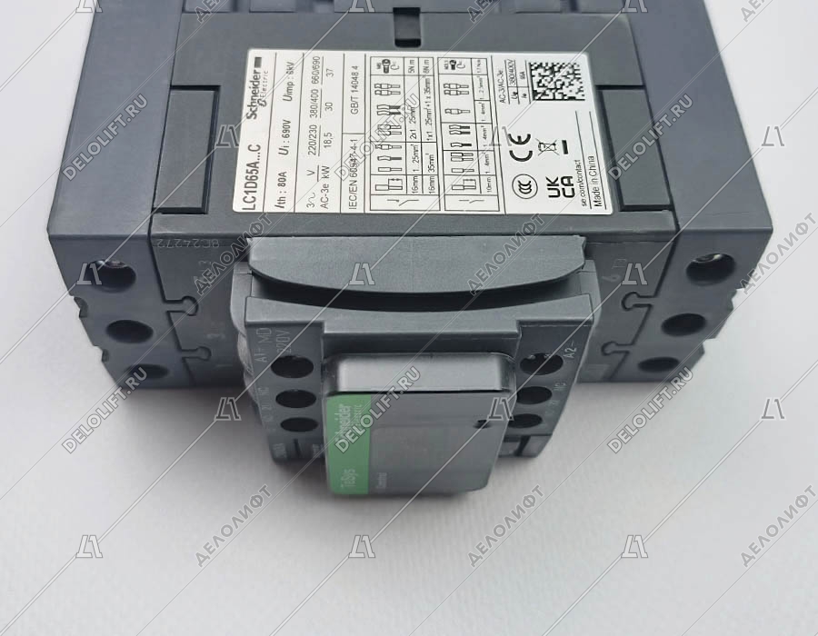 Контактор, LC1D65AMD 3P, 440V, 65A, катушка 220VDC