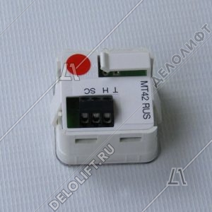 Кнопка вызова/приказа, MT42 RUS, 24 этаж, лазерная надпись, красная подсветка