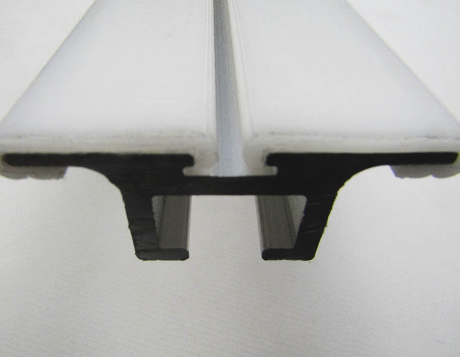 Направляющая поручня эскалатора, 506NCE, L - 1286 мм, изогнутая, возвратный ход, 35 градусов, 2 горизонтальные ступени