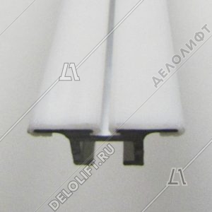 Направляющая поручня эскалатора, 506NCE, L - 1286 мм, изогнутая, возвратный ход, 35 градусов, 2 горизонтальные ступени