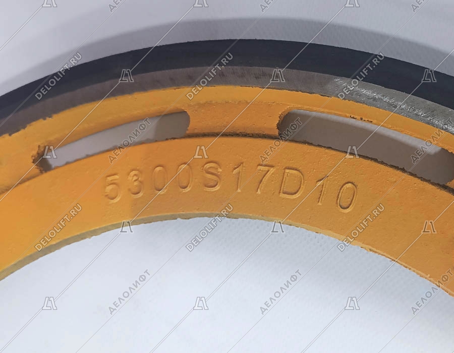 Колесо привода поручня, D - 497 мм, W - 30 мм, 3 отверстия, d отверстия - 10 мм, с резьбой