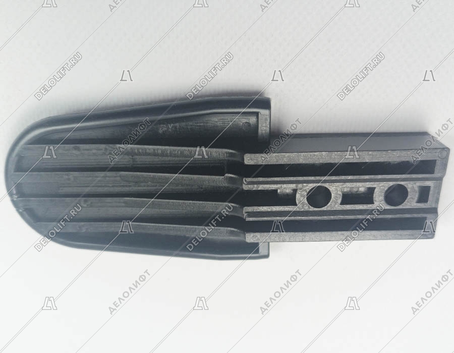 Направляющая поручня эскалатора, L - 140 мм, пластиковая, два отверстия