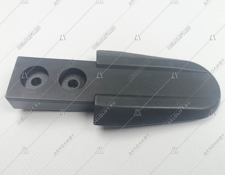 Направляющая поручня эскалатора, L - 140 мм, пластиковая, два отверстия