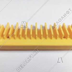 Демаркационная линия, QSTJ.0a-103, фронтальная центральная, пластик, желтая