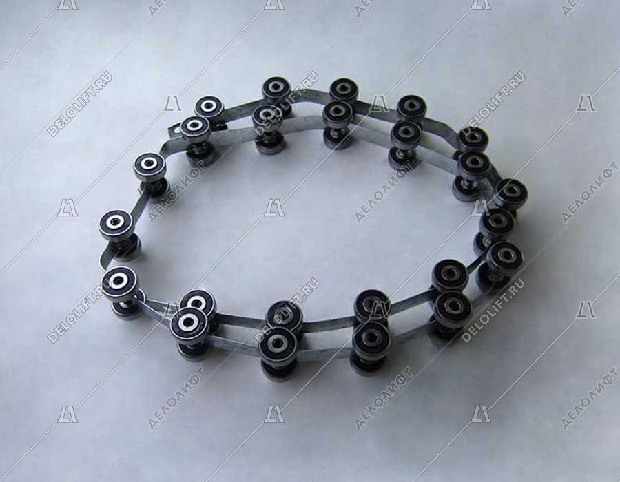 Цепь отклоняющая/огибающая/обводная, Velino, 24 звена, L - 1265 мм, оригинал