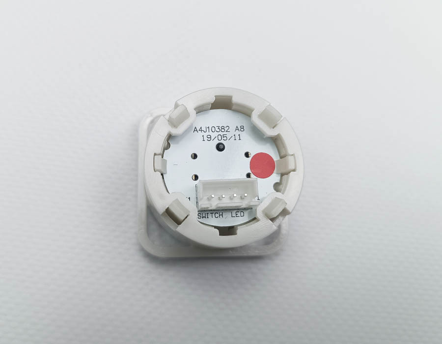 Кнопка, BA213, 15 этаж, круглая, красная индикация