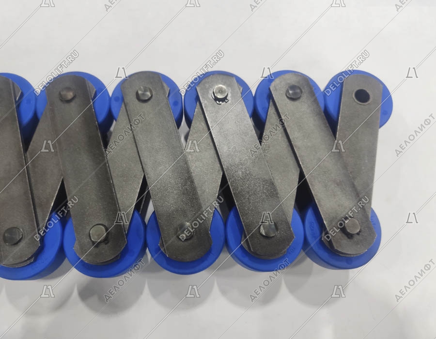 Цепь ступеней/тяговая, ST-133, шаг - 133,33 мм, ролик - 70х25 мм, палец - 84,7x14,63/14,63 мм, 180 kN