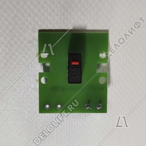 Кнопка вызова/приказа, ВКЛ13А-7-4П, 4 этаж, с Брайлем, красная индикация