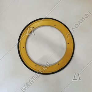 Колесо привода поручня, XO 508, D - 587 мм, резиновый обод (крепление d-11 мм, без резьбы)