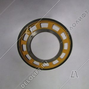 Колесо привода поручня, D - 587 мм, d - 330 мм, W - 30 мм, крепление M12