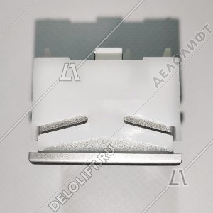 Кнопка вызова/приказа, тип KT40 STEP C, 40х40 мм, 6 этаж, красная подсветка