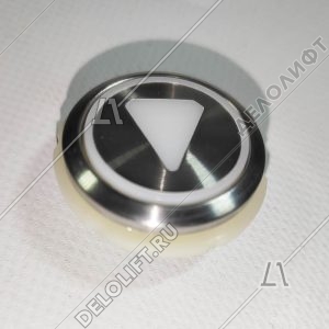 Кнопка вызова, KDS STD, вниз, круглая, красная подсветка